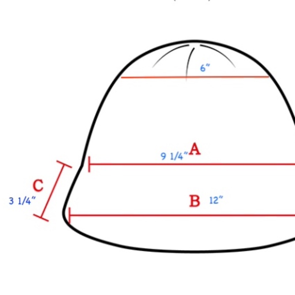 Hand crochet bucket hat - sz XS - S  Unisex - Picture 6 of 7